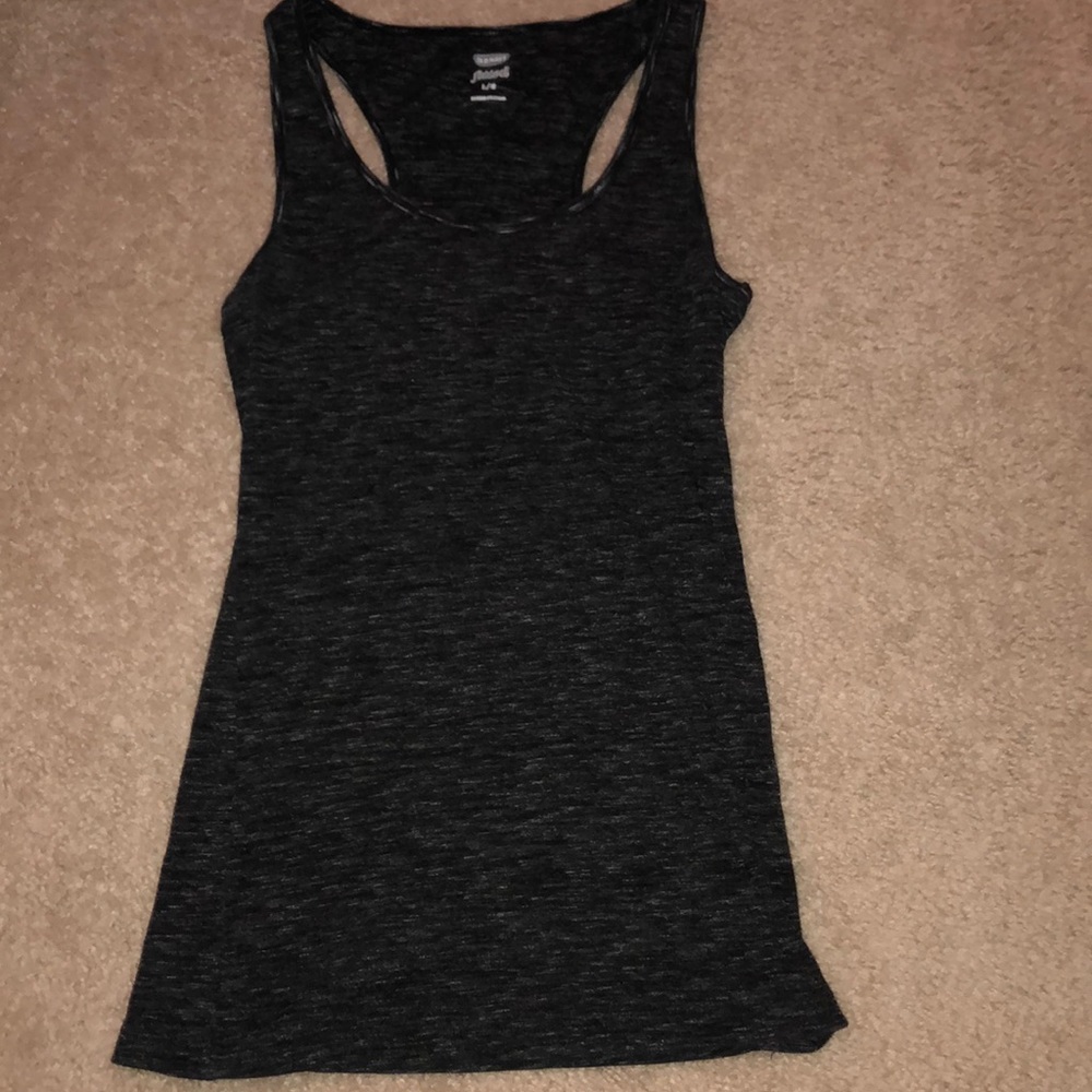 Black tank top